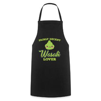 Wasabi - Tablier de cuisine - noir - Devant - AI Model Male 185 dark (185cm)