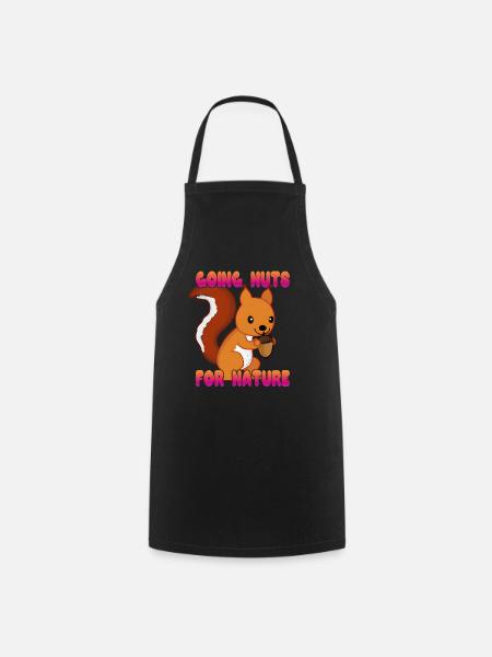 Devenir fou pour la nature - Tablier de cuisine - noir
