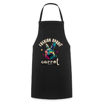 Rabbit Fashion Carpet Gesellschaft - Kochschürze - Schwarz - Vorne - AI Model Male 185 dark (185cm)