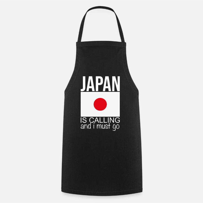 Japan Quote - Cooking Apron - black