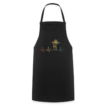 Violon Violoniste Violoniste - Tablier de cuisine - noir - Devant - AI Model Male 185 dark (185cm)