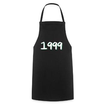 1999 Birthday - Cooking Apron - black - Front - AI Model Male 185 dark (185cm)