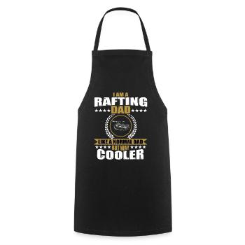 Rafting Dad Design for Men - Cooking Apron - black - Front - AI Model Male 185 dark (185cm)