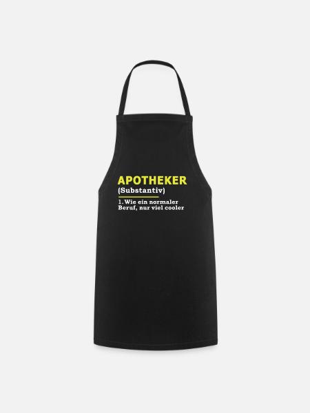 Apotheker - Kochschürze - Schwarz