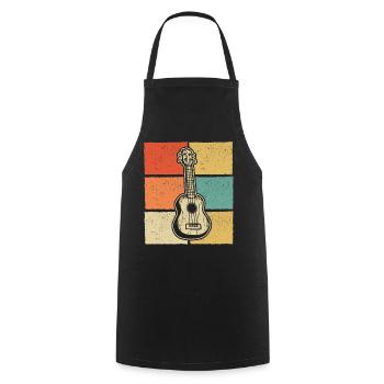 Ukulele Ukulele Player Ukulelist - Cooking Apron - black - Front - AI Model Male 185 dark (185cm)