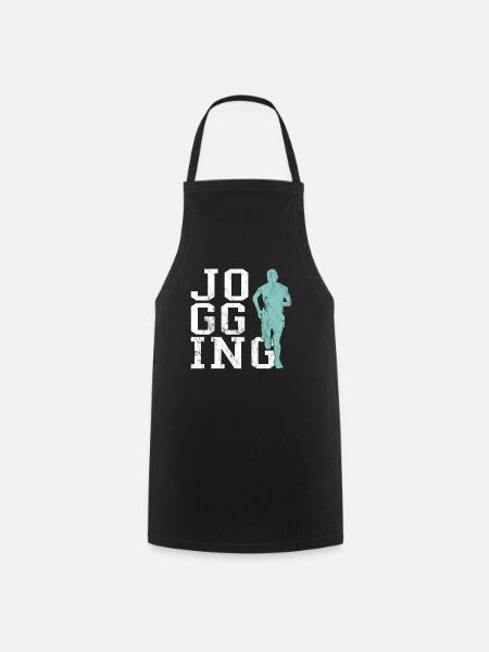 Joggen - Kochschürze - Schwarz
