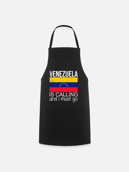 Venezuela Spruch - Kochschürze - Schwarz