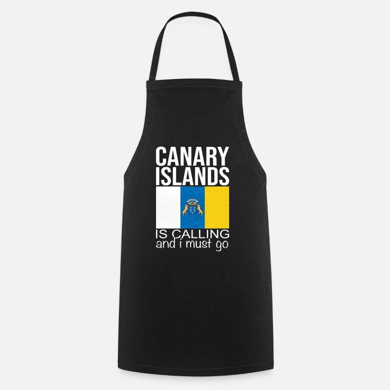 Dicton des îles Canaries - Tablier de cuisine - noir
