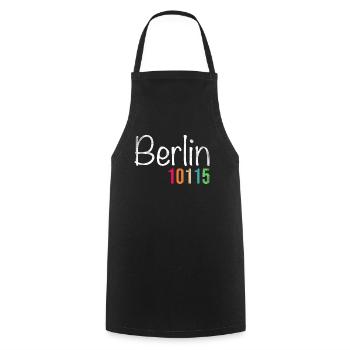 Berlin - Tablier de cuisine - noir - Devant - AI Model Male 185 dark (185cm)