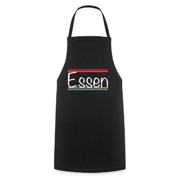 Eat - Cooking Apron - black - Front - AI Model Male 185 dark (185cm)