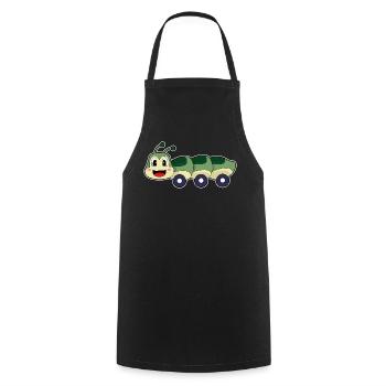 Voiture Caterpillar - Tablier de cuisine - noir - Devant - AI Model Male 185 dark (185cm)