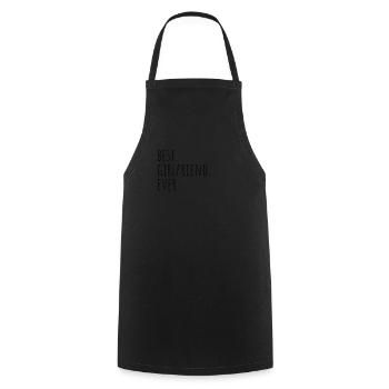 Best friend ever - Cooking Apron - black - Front - AI Model Male 185 dark (185cm)