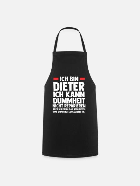 Dieter - Kochschürze - Schwarz