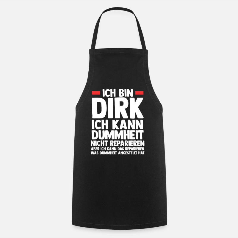Dirk - Kochschürze - Schwarz