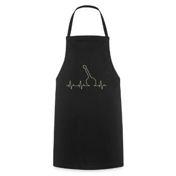 Banjo Banjo player Banjoist - Cooking Apron - black - Front - AI Model Male 185 dark (185cm)