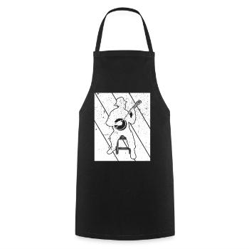 Banjo Banjo player Banjoist - Cooking Apron - black - Front - AI Model Male 185 dark (185cm)