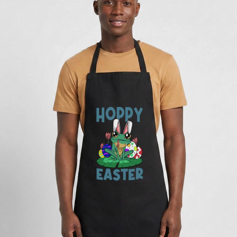 Hoppy Easter Sweet Easter Frog Easter Easter Egg Cooking Apron
