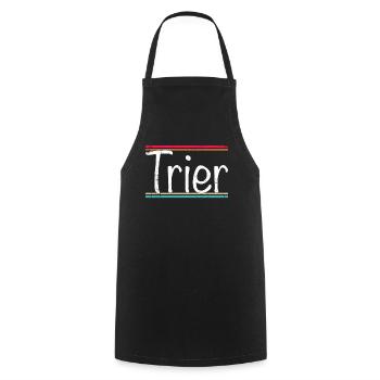 Trèves - Tablier de cuisine - noir - Devant - AI Model Male 185 dark (185cm)
