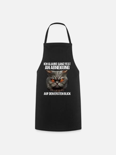 Katze Kätzchen Katzenhalter Katzen Sarkasmus - Kochschürze - Schwarz