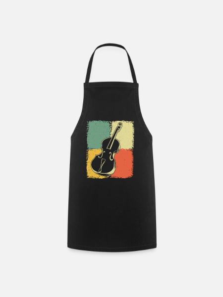 Cello Cellospieler Cellist - Kochschürze - Schwarz