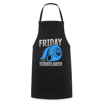Fridays for Turbolader Tuning Auto Rennen Hubraum - Kochschürze - Schwarz - Vorne - AI Model Male 185 dark (185cm)