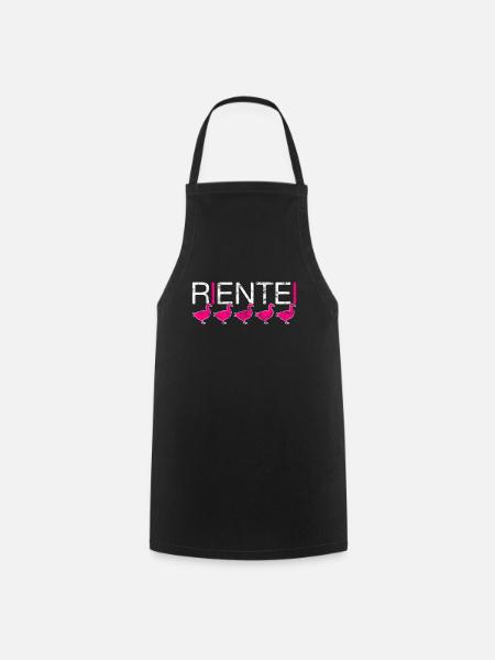 Rente - Kochschürze - Schwarz