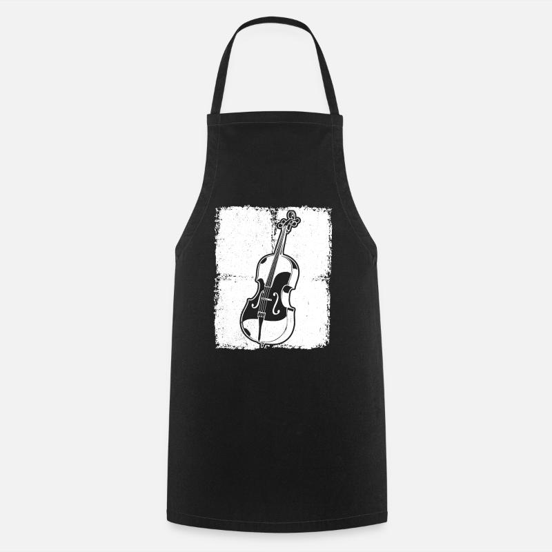 Cello Cellospieler Cellist - Kochschürze - Schwarz