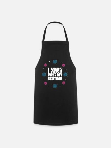 Tricoter Tricoter Je Tricote Passé mon - Tablier de cuisine - noir