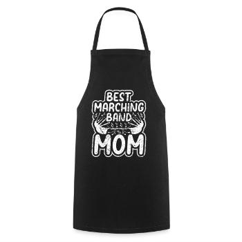 Meilleure joueuse de fanfare maman cornemuse maman cornemuse - Tablier de cuisine - noir - Devant - AI Model Male 185 dark (185cm)