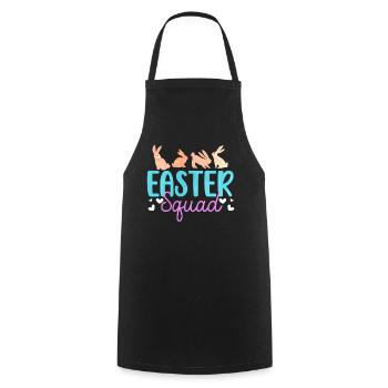 Ostern Kader Hoppy Kaninchen Christliche Ferien - Kochschürze - Schwarz - Vorne - AI Model Male 185 dark (185cm)