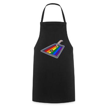 Lgbtq Regenbogen Stolz Schwimmbad Wassersport - Kochschürze - Schwarz - Vorne - AI Model Male 185 dark (185cm)