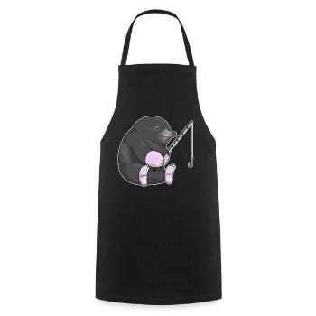 Canne à pêche Mole Angler Canne à pêche - Tablier de cuisine - noir - Devant - AI Model Male 185 dark (185cm)