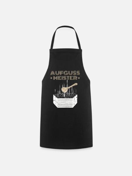 Aufguss Meister - Kochschürze - Schwarz