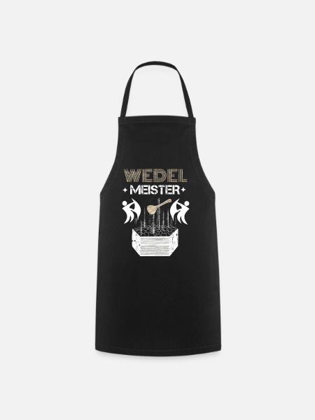 Sauna Wedel Meister - Kochschürze - Schwarz