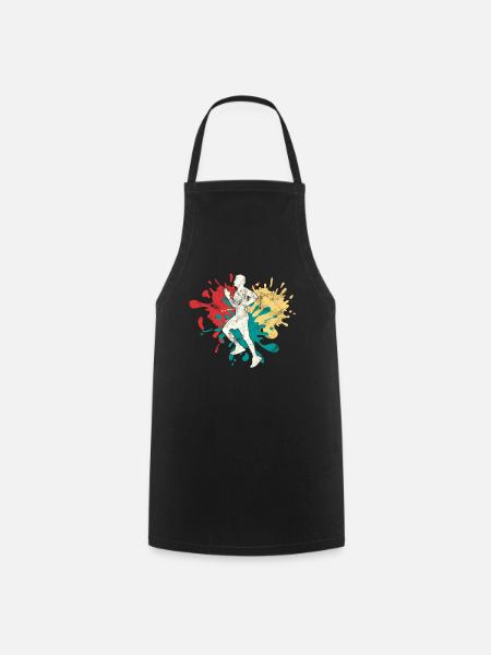 Jogging Jogger Silhouette - Tablier de cuisine - noir