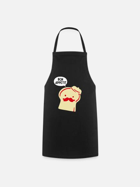 Pain perdu - Tablier de cuisine - noir