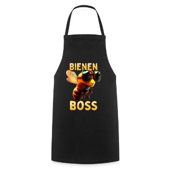 Bienenboss Honig Dealer Bienenzüchter Bienen Boss - Kochschürze - Schwarz - Vorne - AI Model Male 185 dark (185cm)