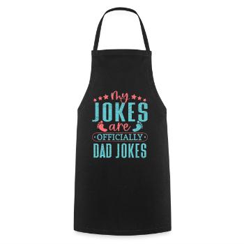 Werdender Papa Vater Geschenk - Kochschürze - Schwarz - Vorne - AI Model Male 185 dark (185cm)