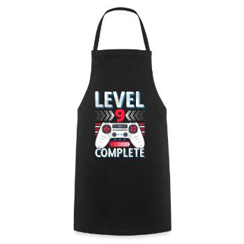 Hauptschule Graduation 9 Class Hauptschulabschluss - Cooking Apron - black - Front - AI Model Male 185 dark (185cm)
