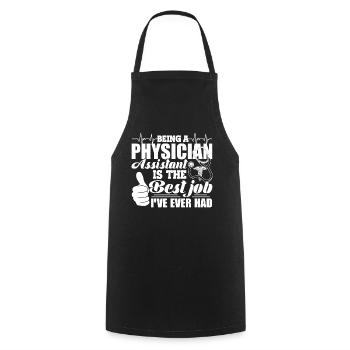 Physician Assistant Physician Assistant Best Job - Cooking Apron - black - Front - AI Model Male 185 dark (185cm)