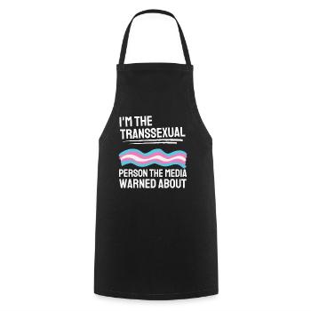 Transsexuell Gay Pride LGBTQ Geschenk Transgender - Kochschürze - Schwarz - Vorne - AI Model Male 185 dark (185cm)