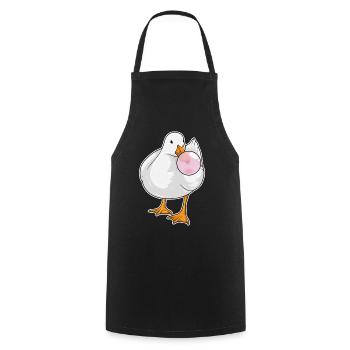 Gomme à mâcher de canard - Tablier de cuisine - noir - Devant - AI Model Male 185 dark (185cm)