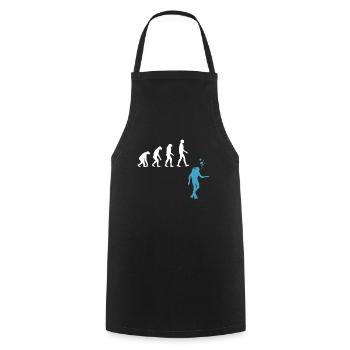 Scuba Diving Evolution Diving Fins - Cooking Apron - black - Front - AI Model Male 185 dark (185cm)