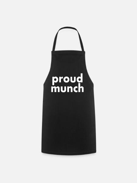 Proud munch - Tablier de cuisine - noir