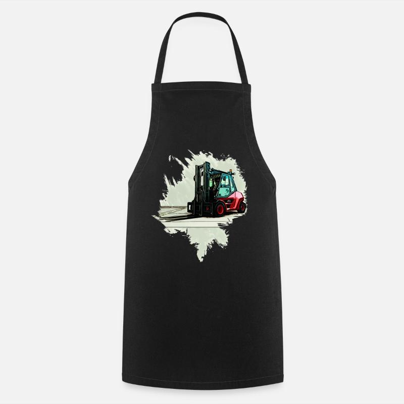Forklift - Cooking Apron - black