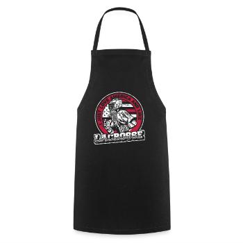 Love America And Like Lacrosse Lax Players - Cooking Apron - black - Front - AI Model Male 185 dark (185cm)