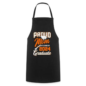 Proud mother of the graduating class of 2024 - Cooking Apron - black - Front - AI Model Male 185 dark (185cm)