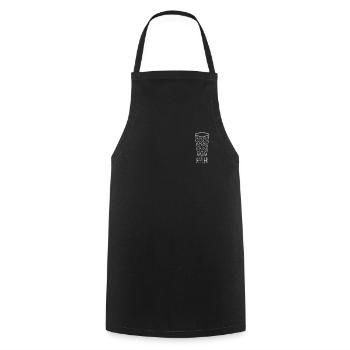 Äppler Äppelwoi Ebbelwoi Hessisches - Kochschürze - Schwarz - Vorne - AI Model Male 185 dark (185cm)