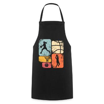 Basketball féminin Basketball féminin - Tablier de cuisine - noir - Devant - AI Model Male 185 dark (185cm)