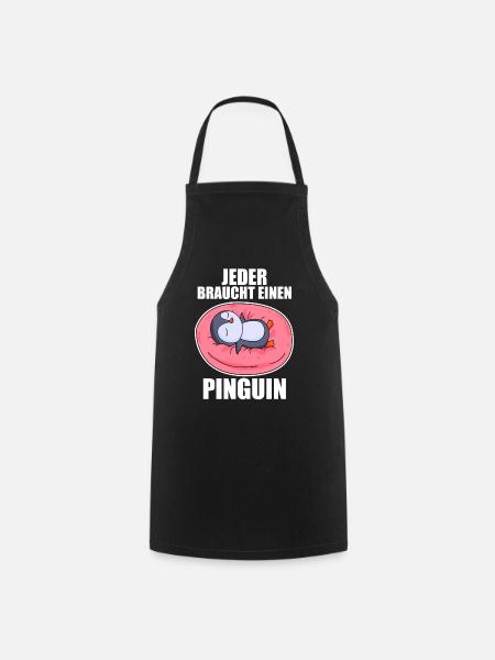 Pinguin Pinguine - Kochschürze - Schwarz